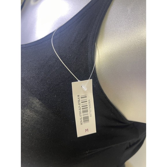 Adore Me Women's Suzie Soft Cozy Sleepwear Slip Black Size Medium - Picture 2 of 5